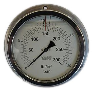 150mm Glycerine Filled Pressure Gauge